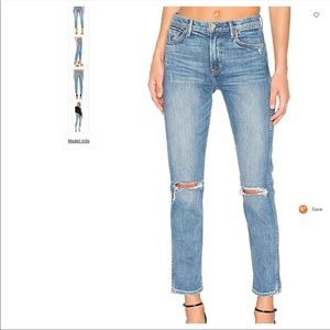 GRLFRND Naomi High-Rise Stretch Distressed Jean